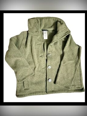 Patagonia women’s Better Sweater Swing coat olive green sz m